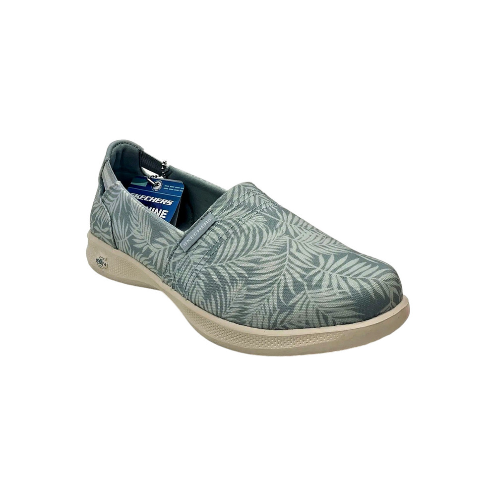 Skechers GO Step Lite Washable Canvas Slip-Ons Light Blue - Medium